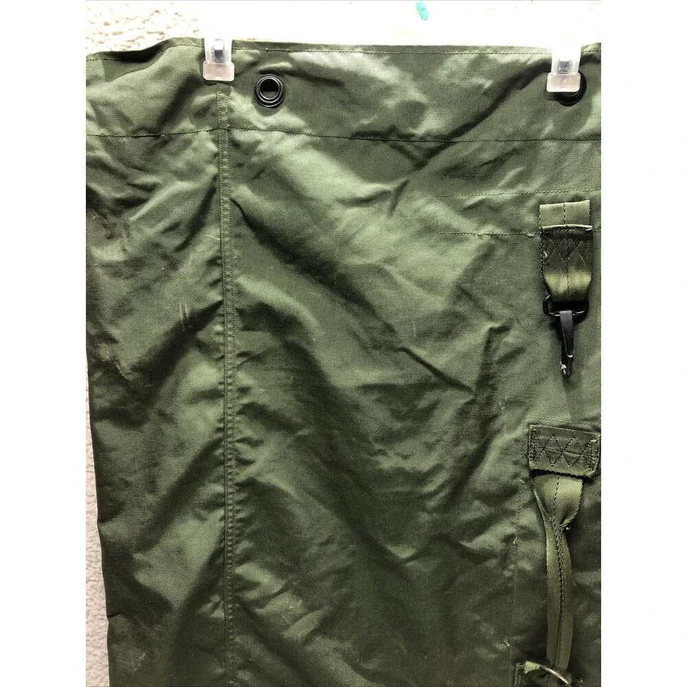 US Military Duffel Bag OD Nylon Type II with 2 Straps Cargo Backpack